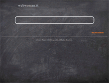 Tablet Screenshot of fitness.webwoman.it
